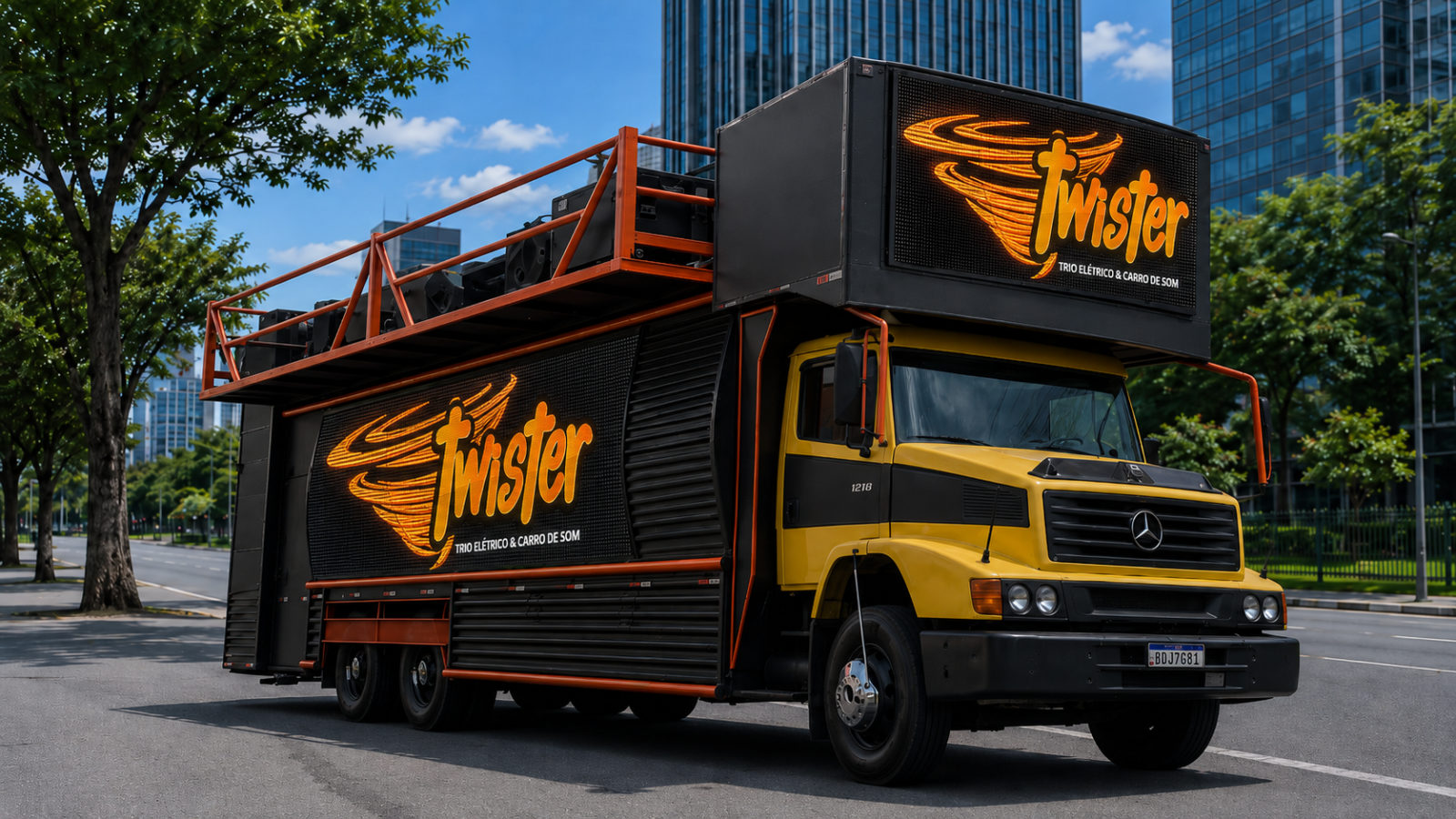 Trio elétrico Twister - carro de som e trio elétrico em Campinas